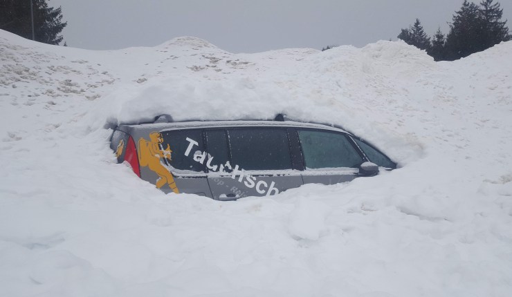 So viele Schnee!