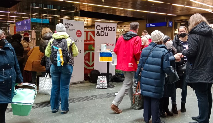 Guerra na Ucrânia: Refugiados em&nbsp;Viena