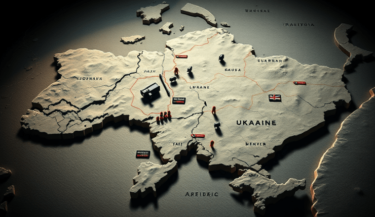 A lógica de Putin no mapa